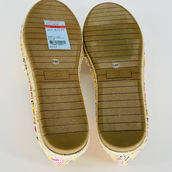 Charter Club Joeey Espadrille Flats Slip Ons - Women's US Size 8.5 - NO BOX- NWT - Picture 8 of 9